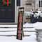 Glitzhome® 3ft. Black Wooden Christmas Porch Sign